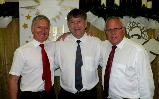 Ds Willie Kotze, Dr Bobo van Zyl en ds Dirk van Dyk